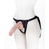 Реалистичный фаллос на поясе Harness - 20,5 см. - LOVETOY (А-Полимер) - купить с доставкой в Грозном