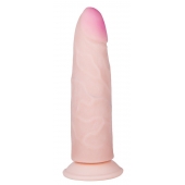 Рельефный фаллоимитатор на присоске ART-Style №19 - 18 см. - Art-Style