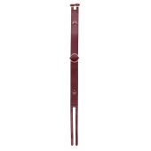 Бордовый ремень Halo Waist Belt - размер L-XL - Shots Media BV - купить с доставкой в Грозном