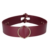 Бордовый ремень Halo Waist Belt - размер L-XL - Shots Media BV - купить с доставкой в Грозном