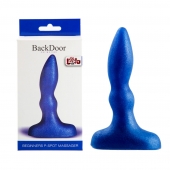 Синий анальный стимулятор Beginners p-spot massager - 11 см. - Lola Games - в Грозном купить с доставкой