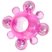 Эрекционное кольцо c бусинками - Toyfa Basic - в Грозном купить с доставкой