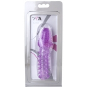 Фиолетовая насадка, удлиняющая половой член - 13,5 см. - Toyfa Basic - в Грозном купить с доставкой