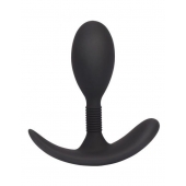 Черная анальная втулка Anal Play Plug S - 8,6 см. - Chisa