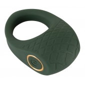 Зеленое эрекционное виброкольцо Luxurious Vibro Cock Ring - Orion - в Грозном купить с доставкой