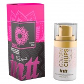 Возбуждающий гель Golden Chups с малиновым ароматом - 17 мл. - INTT - купить с доставкой в Грозном