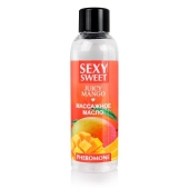 Массажное масло Sexy Sweet Juicy Mango с феромонами и ароматом манго - 75 мл. - Биоритм - купить с доставкой в Грозном