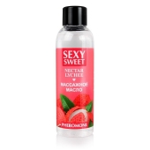 Массажное масло Sexy Sweet Nectar Lychee с феромонами и ароматом личи - 75 мл. - Биоритм - купить с доставкой в Грозном