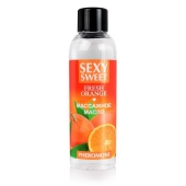 Массажное масло Sexy Sweet Fresh Orange с ароматом апельсина и феромонами - 75 мл. - Биоритм - купить с доставкой в Грозном