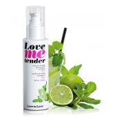 Съедобное согревающее массажное масло Love Me Tender Mojito с ароматом мохито - 100 мл. - Love to Love - купить с доставкой в Грозном