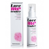 Съедобное согревающее массажное масло Love Me Tender Cotton Candy с ароматом сладкой ваты - 100 мл. - Love to Love - купить с доставкой в Грозном