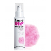 Съедобное согревающее массажное масло Love Me Tender Cotton Candy с ароматом сладкой ваты - 100 мл. - Love to Love - купить с доставкой в Грозном