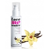 Съедобное согревающее массажное масло Love Me Tender Vanilla с ароматом ванили - 100 мл. - Love to Love - купить с доставкой в Грозном