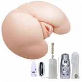 Вибрирующий мастурбатор-попка с ротацией и пультом управления - Baile - в Грозном купить с доставкой