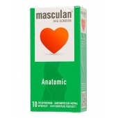 Презервативы анатомической формы Masculan Anatomic - 10 шт. - Masculan - купить с доставкой в Грозном