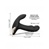 Черный вибромассажер простаты Multi P-Joy с 3 моторами - Dorcel - в Грозном купить с доставкой