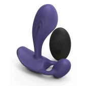 Темно-синий вибромассажер Witty P G Vibrator with Remote Control - Love to Love - в Грозном купить с доставкой
