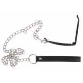 Зажим для половых губ с поводком Pussy Clamp With A Leash - Orion - купить с доставкой в Грозном