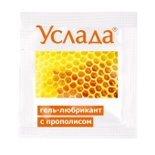 Гель-лубрикант «Услада с прополисом» - 3 гр. - Биоритм - купить с доставкой в Грозном