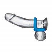 Комплект из 2 эрекционных колец-восьмерок 2-Pack Duo Cock And Ball Stamina Enhancement Ring - BlueLine - в Грозном купить с доставкой