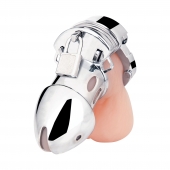 Клетка на пенис из металла Obedience Cock Cage - BlueLine - купить с доставкой в Грозном