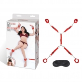Красная фиксация на матрас Classic Bedspreader - Lux Fetish - купить с доставкой в Грозном