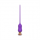 Фиолетовый тонкий стимулятор Nipple Vibrator - 23 см. - I-MOON - купить с доставкой в Грозном