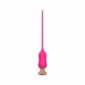 Розовый тонкий стимулятор Nipple Vibrator - 23 см. - I-MOON - купить с доставкой в Грозном