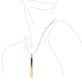 Золотистая подвеска-вибратор Genie Flirting Pen - A-LOVING