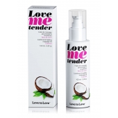 Съедобное согревающее массажное масло Love Me Tender Cocos с ароматом кокоса - 100 мл. - Love to Love - купить с доставкой в Грозном