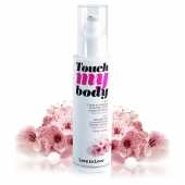 Силиконовый лубрикант 2-в-1 Touch My Body с ароматом вишнёвого цвета - 100 мл. - Love to Love - купить с доставкой в Грозном