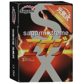 Презервативы Sagami Xtreme ENERGY с ароматом энергетика - 3 шт. - Sagami - купить с доставкой в Грозном