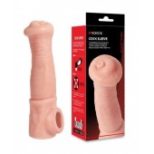 Телесная фантазийная насадка на член Cock Sleeve Size L - KOKOS - в Грозном купить с доставкой