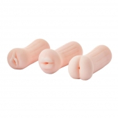 Набор из 3 мастурбаторов The Girl Next Door Tina - Dream Toys - в Грозном купить с доставкой