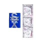 Розовые презервативы Sagami Xtreme FEEL FIT 3D - 3 шт. - Sagami - купить с доставкой в Грозном