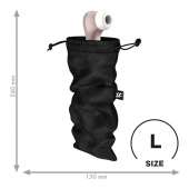 Черный мешочек для хранения игрушек Treasure Bag L - Satisfyer - купить с доставкой в Грозном