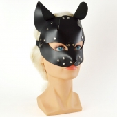 Черная кржаная маска Pussy - Sitabella - купить с доставкой в Грозном