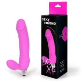 Розовый безремневой страпон Sexy Friend - 1137 - купить с доставкой в Грозном