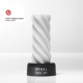 Белый 3D мастурбатор SPIRAL - Tenga - в Грозном купить с доставкой