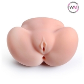 Реалистичный мастурбатор с двумя функциональными отверстиями - Erowoman-Eroman - в Грозном купить с доставкой