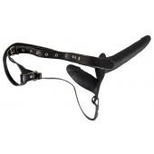 Женский страпон с вагинальной пробкой - 15 см. - Orion - купить с доставкой в Грозном