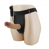 Полый вибрострапон на регулируемых трусиках Draven - 17,5 см. - Baile - купить с доставкой в Грозном