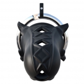 Черный замок верности Extreme Silicone Cock Blocker - Pipedream - купить с доставкой в Грозном