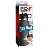 Серый мастурбатор в виде бутылки F*ck Flask - Pipedream - в Грозном купить с доставкой