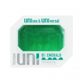 Зеленый мастурбатор-стимулятор Tenga Uni Emerald - Tenga - в Грозном купить с доставкой