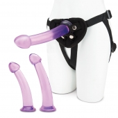 Тренировочный набор с тремя насадками Pegging Training Set - Lux Fetish - купить с доставкой в Грозном