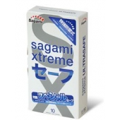 Презервативы Sagami Xtreme Ultrasafe с двойным количеством смазки - 10 шт. - Sagami - купить с доставкой в Грозном