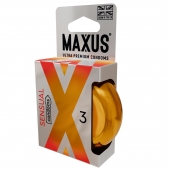 Презервативы анатомической формы Maxus Sensual - 3 шт. - Maxus - купить с доставкой в Грозном
