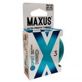 Презервативы Maxus G spot с двойной спиралью - 3 шт. - Maxus - купить с доставкой в Грозном