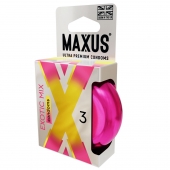 Ароматизированные презервативы Maxus Exotic Mix - 3 шт. - Maxus - купить с доставкой в Грозном